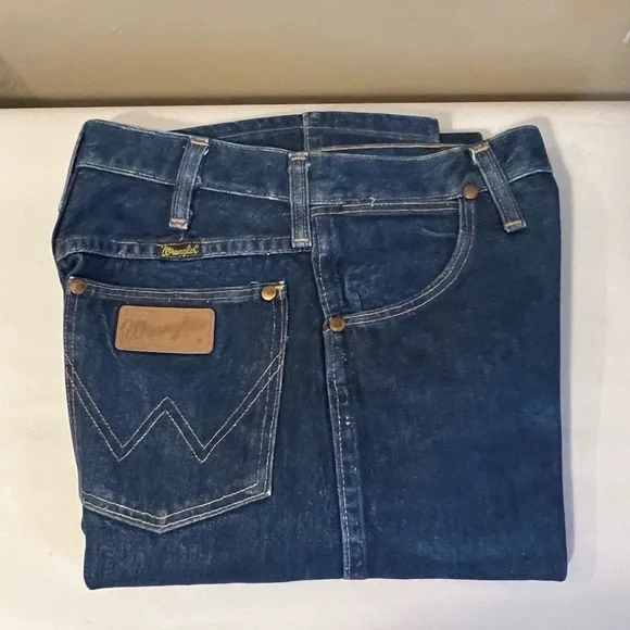 Vintage 90s Wrangler Jeans High Rise Straight Leg 28” Waist 30” Inseam 28 x 30 - Picture 15 of 15